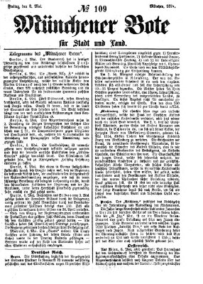 Münchener Bote für Stadt und Land Freitag 8. Mai 1874