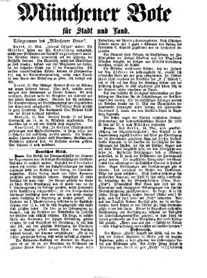 Münchener Bote für Stadt und Land Dienstag 19. Mai 1874