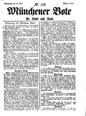 Münchener Bote für Stadt und Land Donnerstag 28. Mai 1874