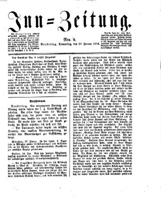 Inn-Zeitung Donnerstag 29. Januar 1874