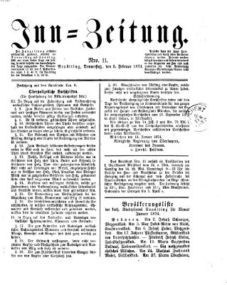 Inn-Zeitung Donnerstag 5. Februar 1874