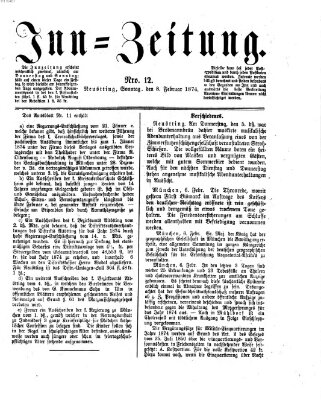 Inn-Zeitung Sonntag 8. Februar 1874