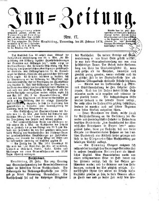 Inn-Zeitung Donnerstag 26. Februar 1874