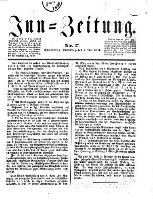 Inn-Zeitung Donnerstag 7. Mai 1874