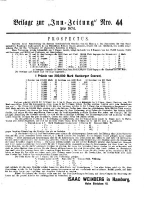 Inn-Zeitung Sonntag 31. Mai 1874