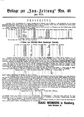 Inn-Zeitung Sonntag 7. Juni 1874