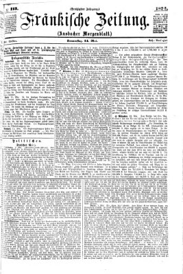 Fränkische Zeitung (Ansbacher Morgenblatt) Donnerstag 14. Mai 1874