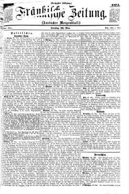 Fränkische Zeitung (Ansbacher Morgenblatt) Dienstag 26. Mai 1874