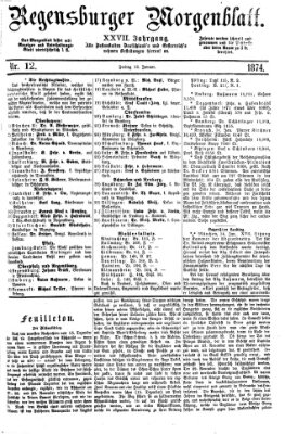 Regensburger Morgenblatt Freitag 16. Januar 1874