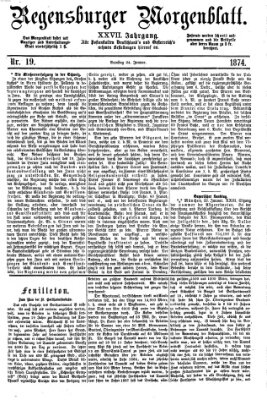 Regensburger Morgenblatt Samstag 24. Januar 1874