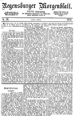 Regensburger Morgenblatt Freitag 6. Februar 1874