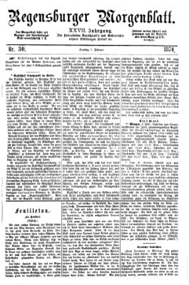 Regensburger Morgenblatt Samstag 7. Februar 1874