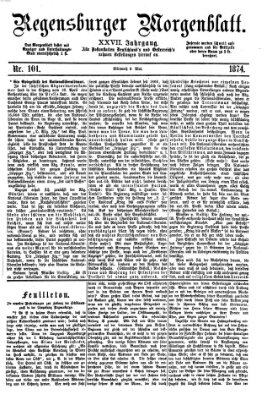 Regensburger Morgenblatt Mittwoch 6. Mai 1874