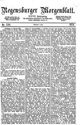 Regensburger Morgenblatt Mittwoch 8. Juli 1874