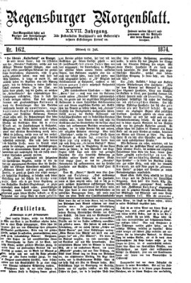 Regensburger Morgenblatt Mittwoch 22. Juli 1874