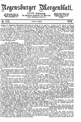 Regensburger Morgenblatt Sonntag 2. August 1874