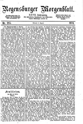 Regensburger Morgenblatt Mittwoch 19. August 1874