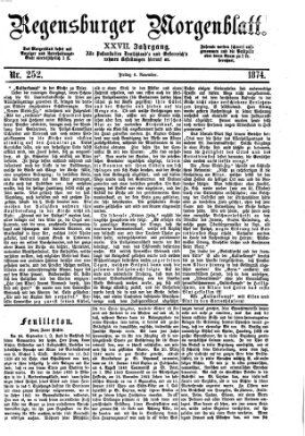 Regensburger Morgenblatt Freitag 6. November 1874