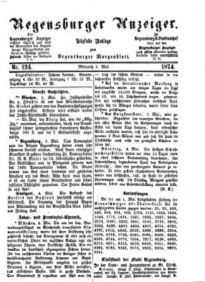 Regensburger Anzeiger Mittwoch 6. Mai 1874