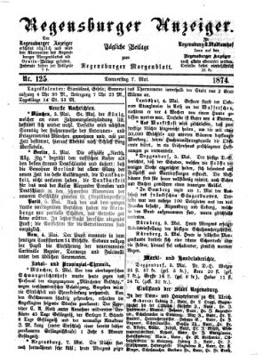 Regensburger Anzeiger Donnerstag 7. Mai 1874