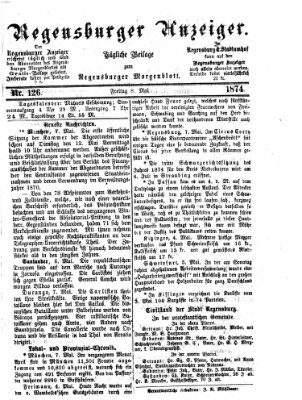 Regensburger Anzeiger Freitag 8. Mai 1874