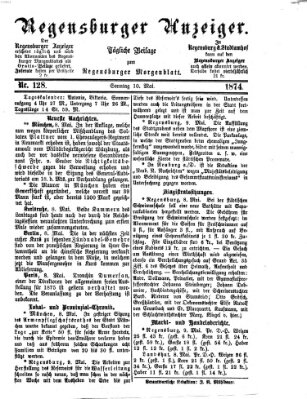 Regensburger Anzeiger Sonntag 10. Mai 1874