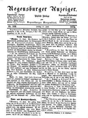 Regensburger Anzeiger Freitag 19. Juni 1874