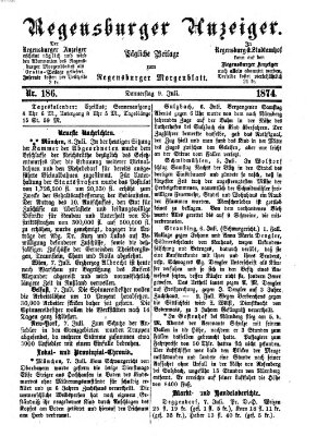 Regensburger Anzeiger Donnerstag 9. Juli 1874