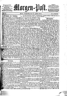 Morgenpost Donnerstag 22. Januar 1874