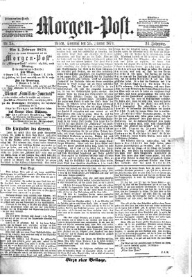 Morgenpost Sonntag 25. Januar 1874