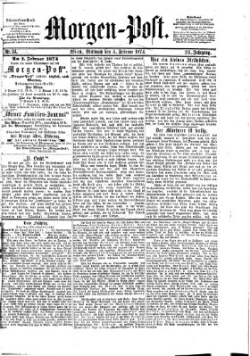 Morgenpost Mittwoch 4. Februar 1874