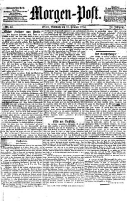 Morgenpost Mittwoch 11. Februar 1874