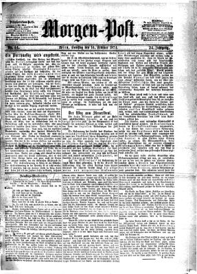 Morgenpost Samstag 14. Februar 1874