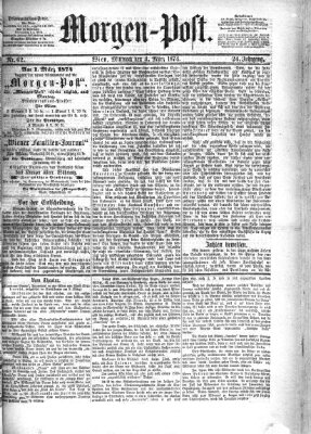 Morgenpost Mittwoch 4. März 1874