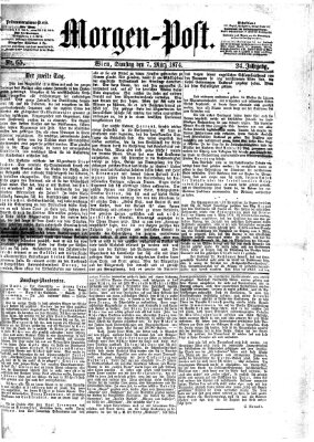 Morgenpost Samstag 7. März 1874