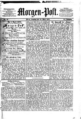 Morgenpost Samstag 28. März 1874