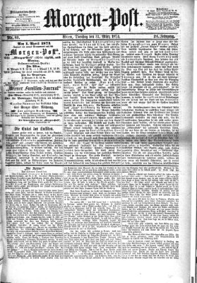 Morgenpost Dienstag 31. März 1874