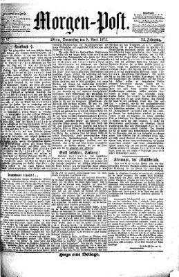 Morgenpost Donnerstag 9. April 1874