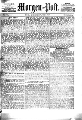 Morgenpost Montag 20. April 1874