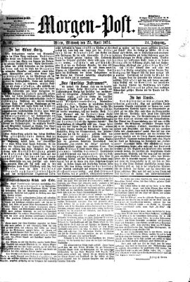 Morgenpost Mittwoch 22. April 1874