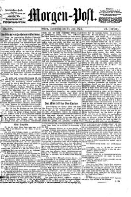 Morgenpost Donnerstag 23. Juli 1874