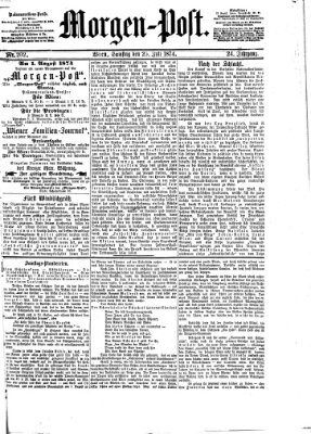 Morgenpost Samstag 25. Juli 1874