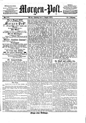 Morgenpost Sonntag 2. August 1874