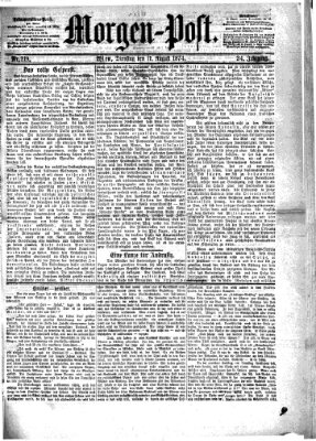 Morgenpost Dienstag 11. August 1874