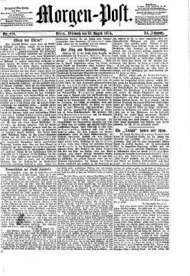 Morgenpost Mittwoch 19. August 1874