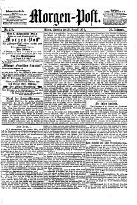 Morgenpost Samstag 29. August 1874