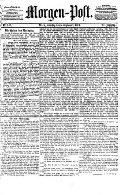 Morgenpost Samstag 5. September 1874
