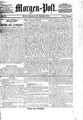 Morgenpost Sonntag 13. September 1874