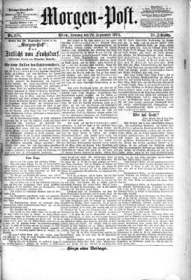 Morgenpost Sonntag 20. September 1874