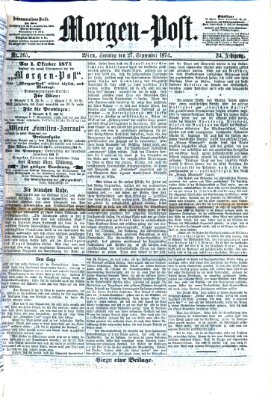 Morgenpost Sonntag 27. September 1874